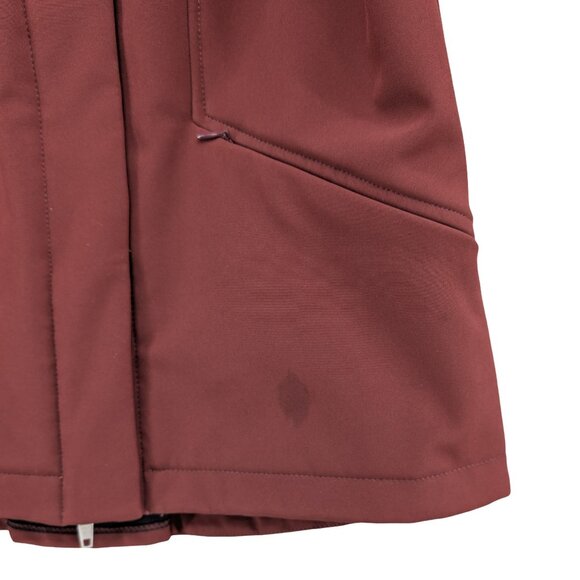 Noel Asmar Equestrian Riding Vest Womens Brick Red Hooded Full Zip Size XS - Picture 14 of 14